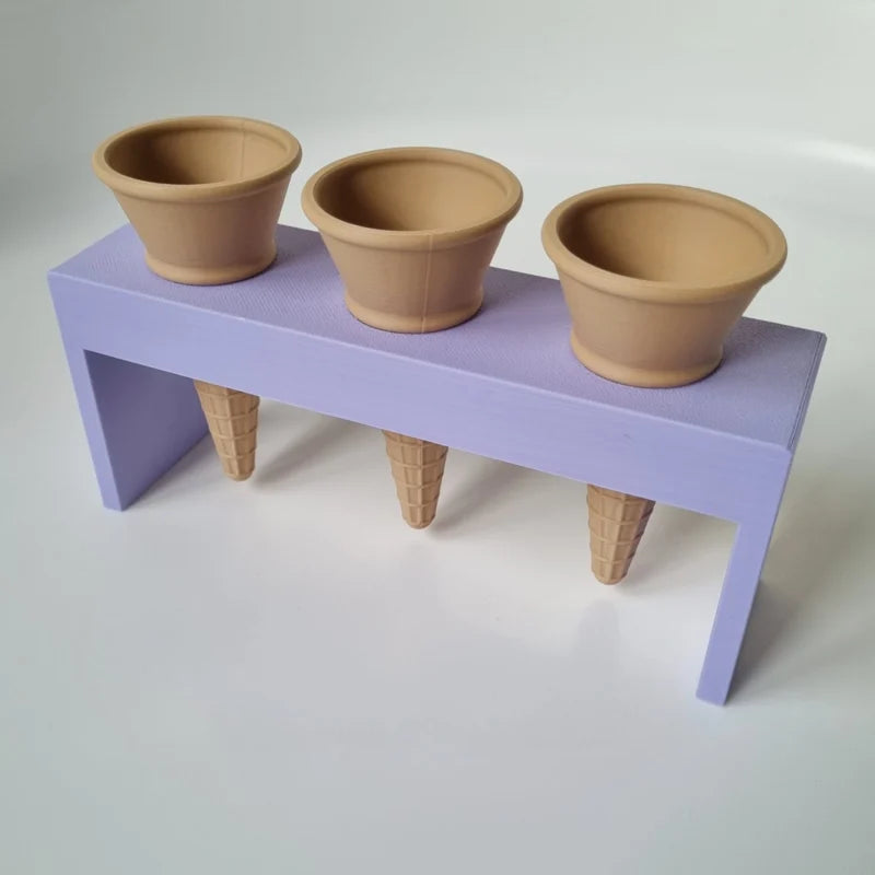 Ice Cream Cone Holder – Triple