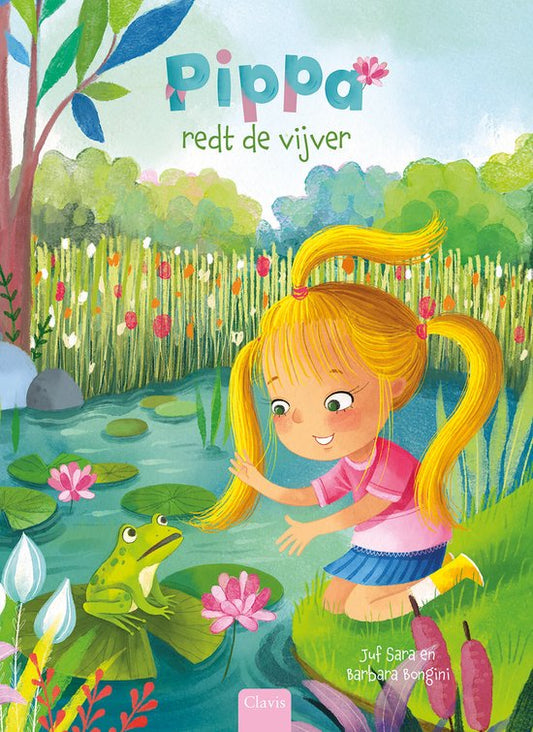 Pippa redt de vijver