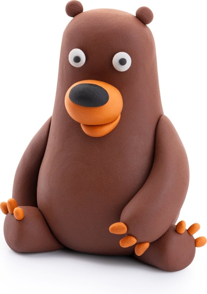 Hey-Clay Bear 3 Cans Boetseerklei