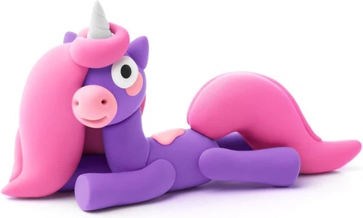 Hey-Clay Rainbow Unicorn Brighty 3 Cans Boetseerklei
