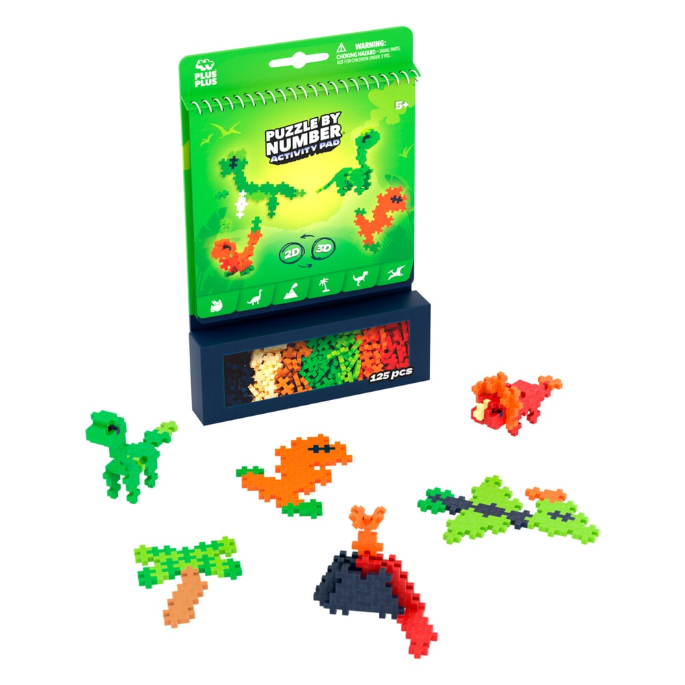 Plus-Plus Activity Pad - Dinosaurs