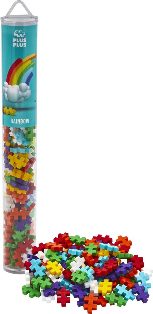 Plus-Plus Tube 100 Regenboog