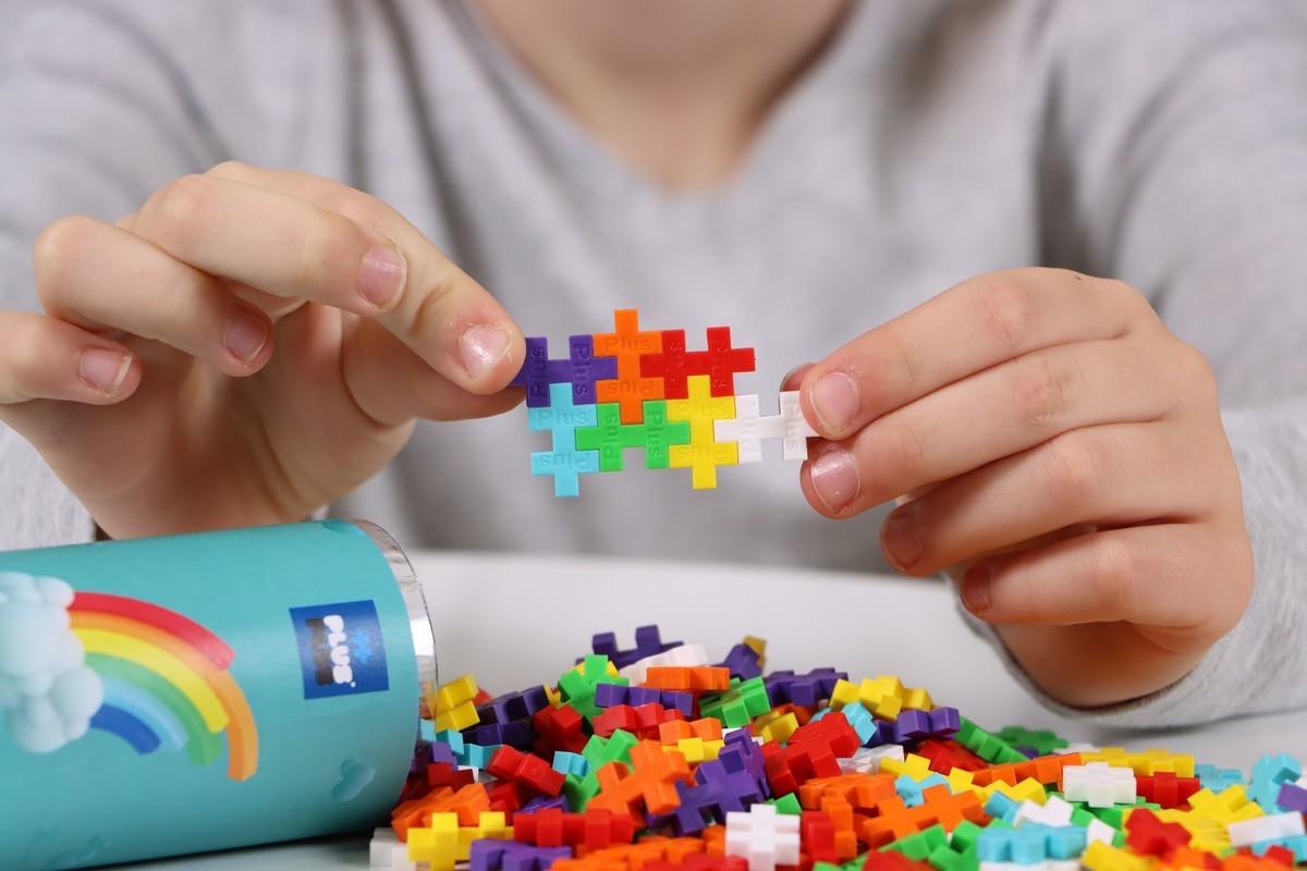 Plus-Plus Tube 100 Regenboog