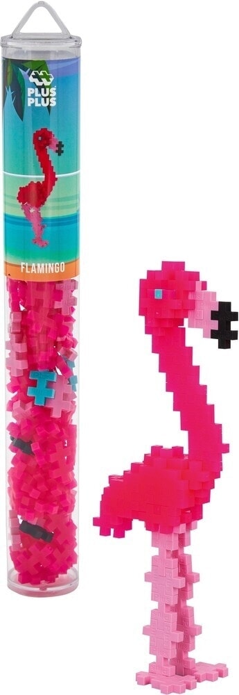 Plus-Plus Tube 100 Flamingo