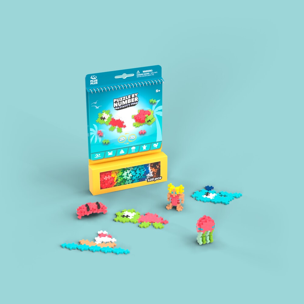 Plus-Plus Activity Pad - Oceaan
