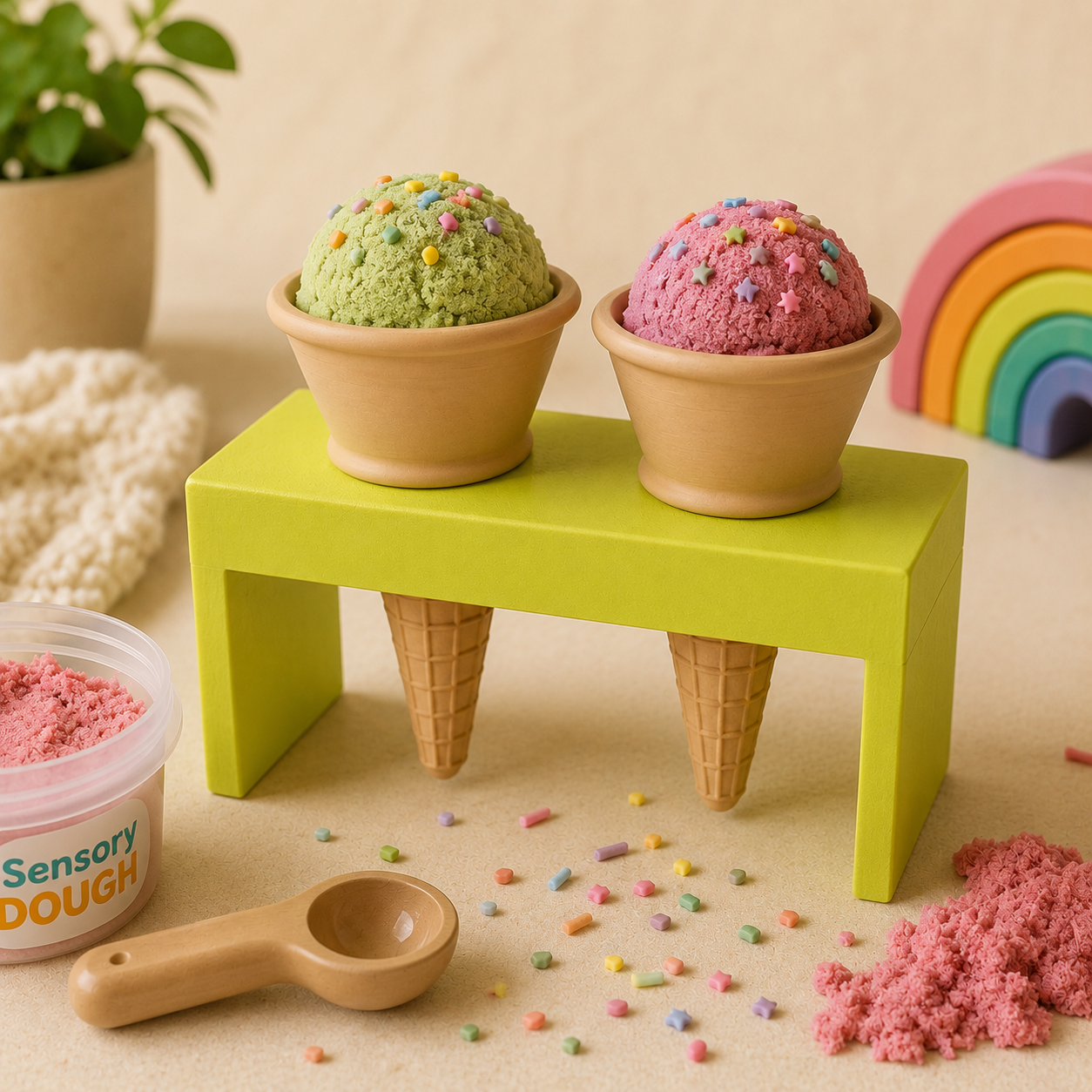Ice Cream Cone Holder – Double